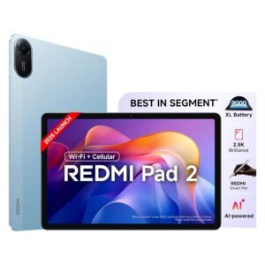 Redmi Pad 2 Wi-Fi + Cellular, Active Pen Support, 27.94cm(11")